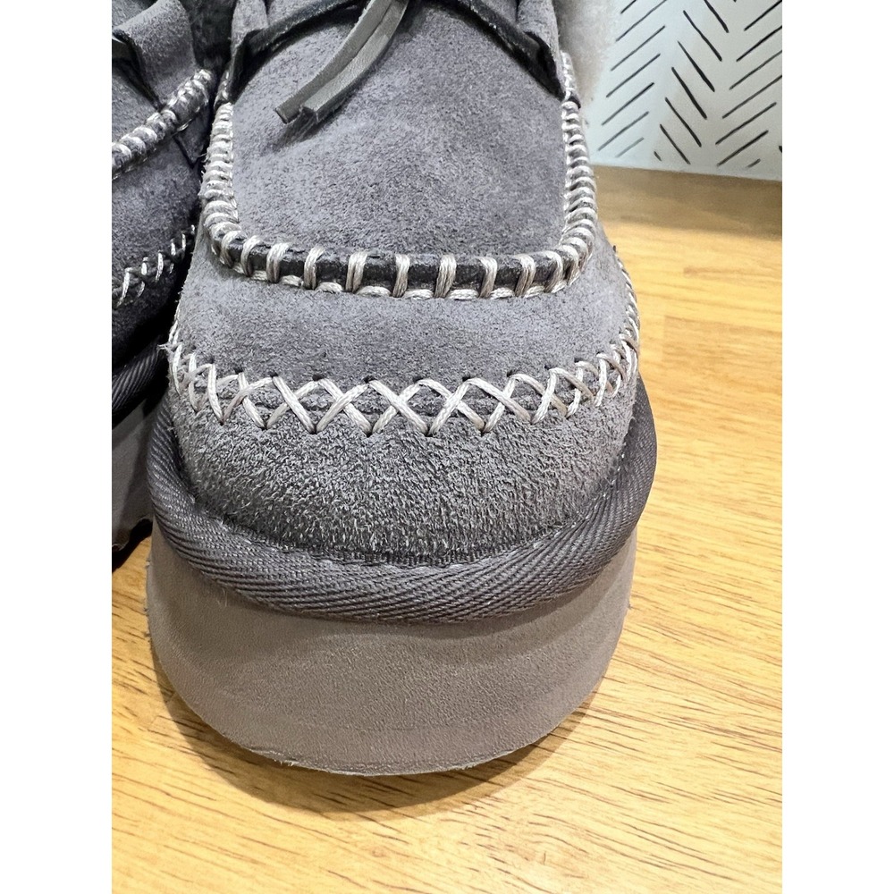 Uggs Disquette Alpine Slipper Women's Size 8 Thunder Cloud Slip On Platform - Picture 5 of 14